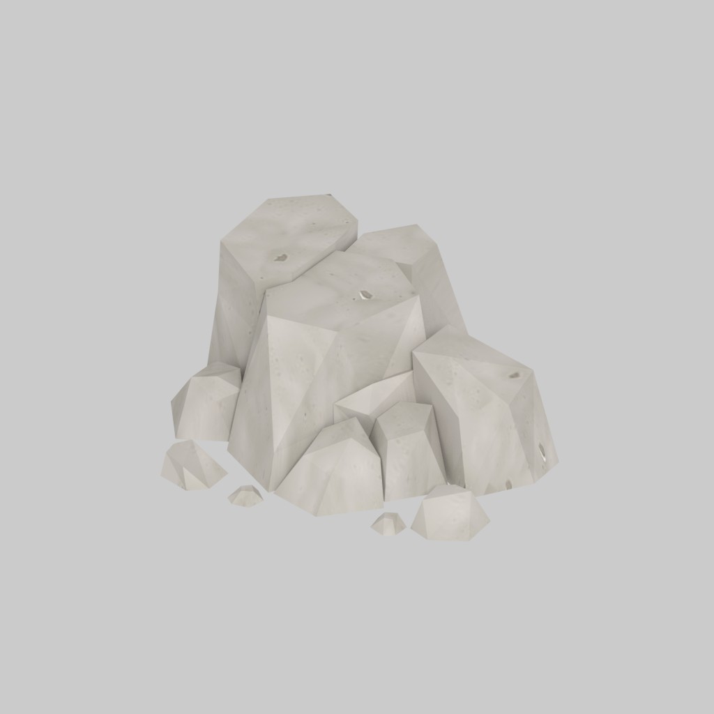 Low poly rocks preview image 1